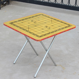免安装可折叠象棋桌 棋盘桌 也可做餐桌小饭桌 简易户外便携桌子