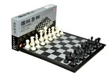 国际象棋包邮 超大号中号磁性儿童 折叠棋盘棋子+西洋跳棋 橡棋