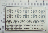 A+模型 1/18汽车模型蚀刻片金属贴丰田标志贴