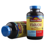 美国Nature Made Fish Oil 深海鱼油胶囊1200mg 220粒 现货