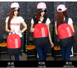 女士背包帆布双肩包大高初学生书包休闲旅游包电脑包时尚潮包SB