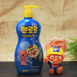韩国代购pororo宝露露儿童洗发水 啵乐乐送捏捏水枪玩具安全