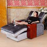 江润布艺单人沙发床 双电动贵妃椅躺椅沙发 现代高档懒人沙发定制