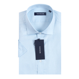 雅戈尔商务正装男士正品2016夏款丝棉纯色短袖衬衫 STS12205HBA