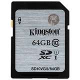 金士顿 64G(CLASS10) SDXC存储卡/内存卡/相机卡(SD10VG2/64GB)