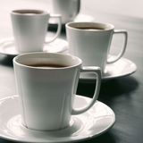 妙HOME 北欧简约 白 咖啡杯 骨瓷 陶瓷 创意 下午茶茶具