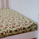 儿童纯棉卡通动物宝宝婴儿床单130*70床笠床垫套单件包邮