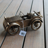 美式复古 印度进口装饰玩具摆件 复古风铁艺老爷车 汽车模型摆件