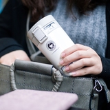 日本ASVEL保温杯 时尚男女士办公车载直身杯 不锈钢真空咖啡杯子