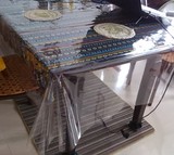 抢购超薄软质玻璃 透明塑料桌垫定做可下垂防水防油免洗PVC餐桌布