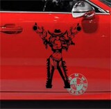 赏金猎人 英雄联盟汽车车贴贴纸个性拉风人物游戏支持定做