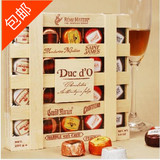 包邮 比利时进口Ducd'o迪克多酒心酒芯木盒酒芯巧克力礼盒 送礼袋