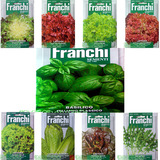 FRANCHI八种易种沙拉生菜组合套餐赠绿色罗勒 进口蔬菜种子更优惠