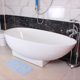欧式亚克力立式浴缸 可配龙头1.6 1.8米卫浴酒店工程浴缸厂家直销