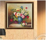精准印花DMC正品十字绣最新款客厅玄关大幅卧室油画牡丹花瓶花卉