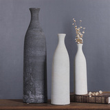 创意家居装饰品花瓶摆件客厅办公室陶瓷白色现代简约时尚家居摆设