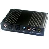 外置USB5.1声卡独立声道光纤功放音箱MAC OS电脑环绕DTS家庭影院