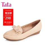 Tata/他她秋季专柜同款羊皮浅口女单鞋2XFA7CQ5