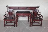 古典中式神台特价榆木仿古家具佛龛供台供桌中堂四件套