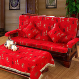 皇家经典实木沙发垫坐垫带靠背加厚高密度海绵红木沙发坐垫防滑垫