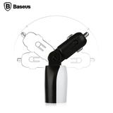 BASEUS/倍思 小战仕通用双USB车充 带汽车电压监测显示 3.4A充头