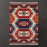 波西米亚地中海风格手工编织羊毛地毯/基里姆kilim地毯/