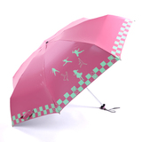 天堂伞迷你超轻小巧五折伞两用防晒防紫外线太阳伞女晴雨伞折叠伞