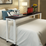 跨床桌可移动电脑桌笔记本床上懒人电脑桌床边书桌学习桌钢木简约