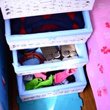 床头柜衣服储物草藤编织收纳柜抽屉式简易三层玩具婴儿童家居杂物