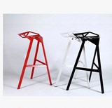 高脚个性创意几何吧台椅休闲椅变形金刚椅子酒吧椅铁艺吧凳子特价