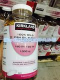加拿大 Kirkland Wild Fish Oil Blend 野生深海鱼油软胶囊360粒