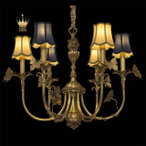 欧式水晶吊灯简欧美式客厅全铜灯具复古大气奢华卧室餐厅纯铜灯饰