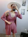 2016夏装新款针织韩版小女人味显瘦套装