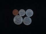 外国钱币,外国硬币,美洲，玻利维亚5枚套,(197X年)