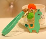 包邮韩国超萌卡通可爱女士创意钥匙圈挂件小马汽车用品钥匙扣