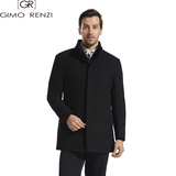 GIMO RENZI 吉诺里兹 商务男士立领羊毛大衣外套M322-3101