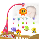 月3-6新生婴儿玩具床铃0-1岁摇铃音乐旋转宝宝床头挂铃风铃0-12个