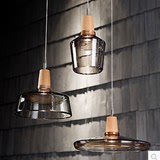 复古工业个性阴影水晶玻璃吊灯现代简约餐厅酒吧吧台艺术造型吊灯