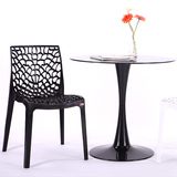 时尚透明椅 简约现代镂空亚克力餐椅休闲椅塑料椅子加厚 HZ-318