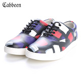 Cabbeen/卡宾男士休闲鞋 系带平底男鞋户外时尚板鞋3151205005