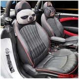 汽车头枕3D卡通创意颈枕车用护颈doge熊猫兔子神烦哈士奇装饰用品