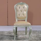 新古典餐椅 欧式餐椅实木餐椅布艺餐椅洽谈椅酒店会议椅休闲椅子
