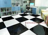 超白全抛釉 纯白瓷砖白色地板砖 超黑釉面砖 纯黑地砖 黑色抛光砖