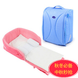 蔓葆正品出口日本新生宝宝婴儿床超轻便携式可折叠可躺手提篮睡篮