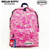 hello kitty 新款双肩包潮流背包学生书包大容量旅行包休闲背包