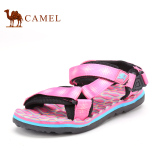 Camel骆驼女鞋2016夏季新款简约鱼嘴凉鞋平底户外沙滩鞋女凉鞋