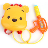 韩国进口Disney维尼熊儿童背包卡通高压水枪 喷水枪沙滩戏水玩具