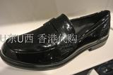 香港专柜代购 15秋冬ECCO爱步 正品漆皮商务休闲女鞋261753-04001
