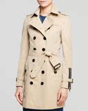 美国代购正品直邮巴宝莉Burberry2014新款女士长袖修身风衣