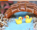 小黄鸭 蛋糕装饰摆件 迷你可爱小黄鸭子 鸭子 DIY组装摆件饰品
